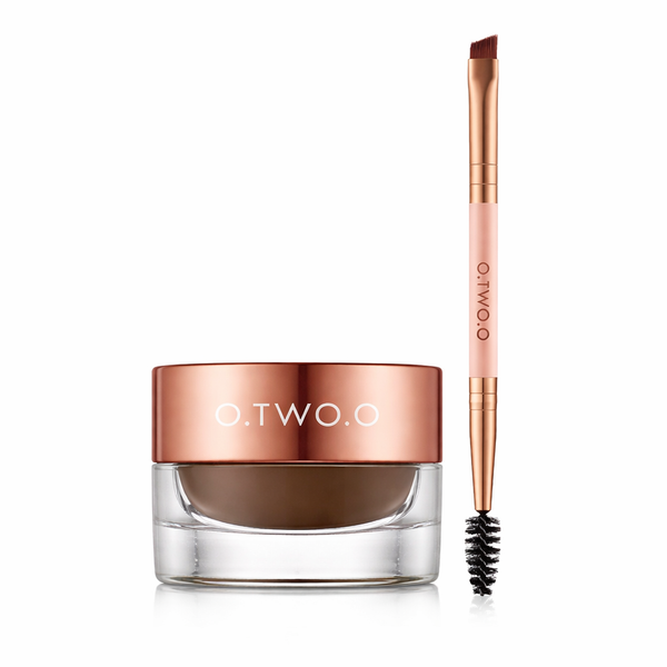 2-IN-1 Eyebrow Pomade & Wax: 3D Lift & Waterproof Tint