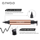 2-IN-1 Eyeliner Stamp: Waterproof Winged Cat Eye Pen