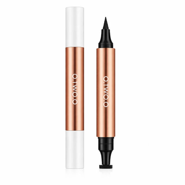 2-IN-1 Eyeliner Stamp: Waterproof Winged Cat Eye Pen