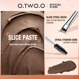 2-IN-1 Eyebrow Pomade & Wax: 3D Lift & Waterproof Tint