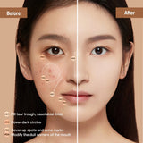 4Pcs Full Coverage Concealer: Waterproof Matte Dark Circle Corrector