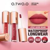 24H Color-Lock Matte Lip Tint: Waterproof Transfer-Proof Glaze