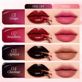 48H Peel-Off Lip Stain: Waterproof Tattoo Tint