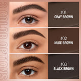 2-IN-1 Eyebrow Pomade & Wax: 3D Lift & Waterproof Tint