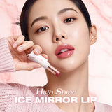 Ice-Film Glossy Lipstick: 24H Hydrating Mirror Tint